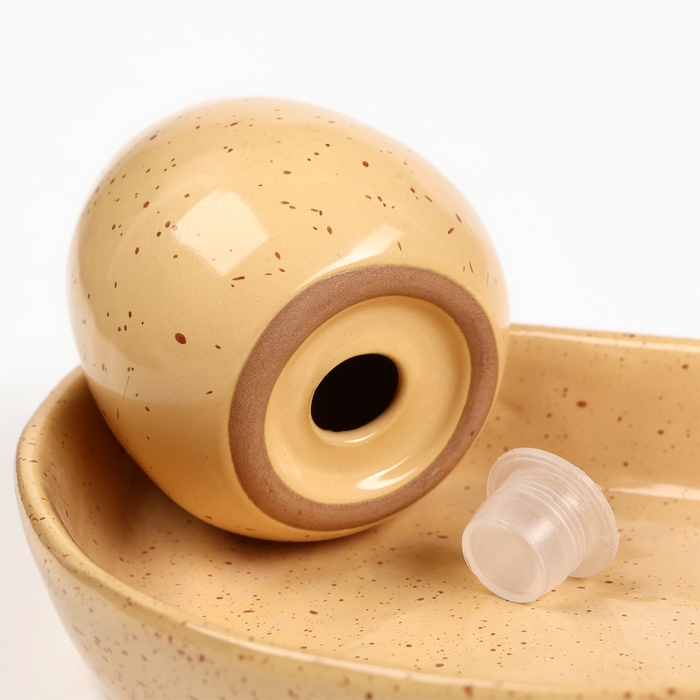 Набор для специй Набор для специй "Премиум Трио" солонка+перечница+подставка для зубочисток, каракум