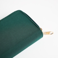 Кошелёк женский на молниях, цвет зелёный Кошелёк женский на молниях, цвет зелёный