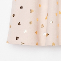 Платье детское KAFTAN "Сердечки", р. 38 (146-152), бежевый Платье детское KAFTAN "Сердечки", р. 38 (146-152), бежевый