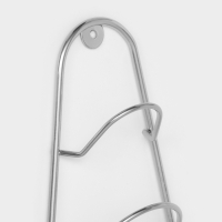 Подставка для крышек подвесная, 19,5×9×46 см, хром Подставка для крышек подвесная, 19,5×9×46 см, хром