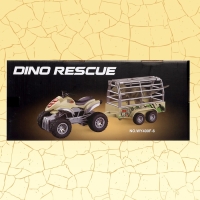 Квадроцикл &laquo;Дино&raquo;, инерционный, 1:16, с динозавром, световые и звуковые эффекты