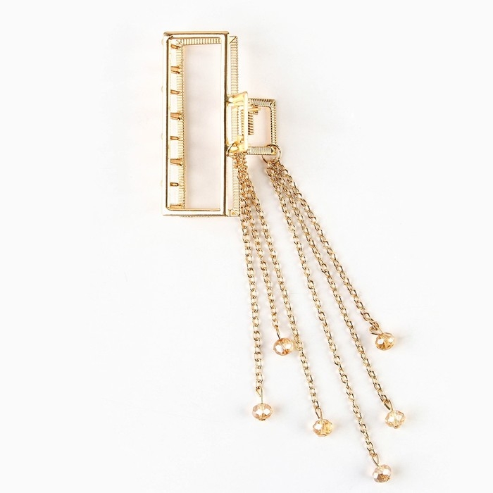 Краб для волос с цепочкой &laquo;You are beautiful&raquo;, 14 х 6 х 3 см