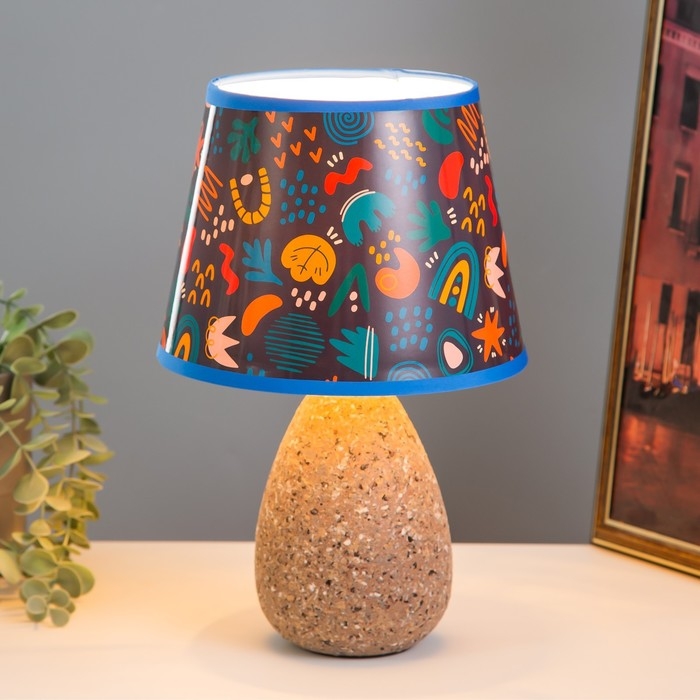 Настольная лампа "Инона" Е14 15Вт 20х20х32 см RISALUX