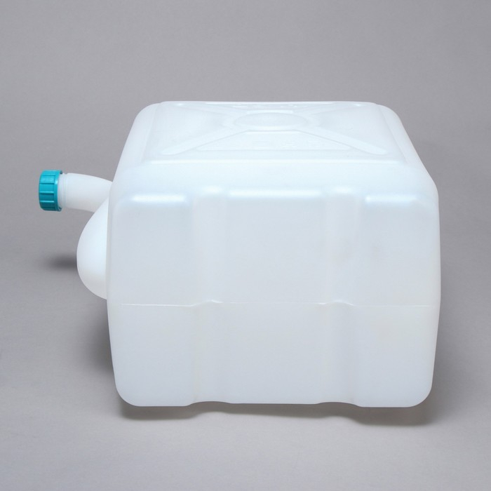 Канистра пищевая &laquo;Бочонок&raquo;, 25 л, со сливом, белая