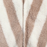 Чалма для сушки волос Этель &laquo;Полоски&raquo;, цв.бежевый, 65*25 см, 100% п/э