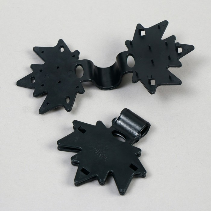 Сетка затеняющая, 5 &times; 4 м, плотность 55 г/м&sup2;, зелёная, в наборе 19 клипс