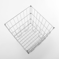 Корзина для распродаж 40&times;40&times;78 см, цвет хром