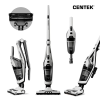 Пылесос вертикальный Centek CT-2567, беспроводной, 350/150 Вт, 0.6 л, бело-черный Пылесос вертикальный Centek CT-2567, беспроводной, 350/150 Вт, 0.6 л, бело-черный