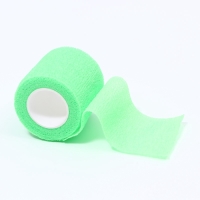 Бинт самофиксирующийся разрывной &laquo;Groomroom&raquo;&lrm;, 5 см х 4,5 м, зеленый