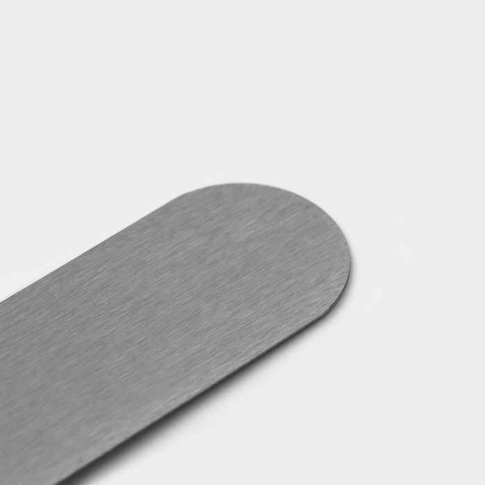 Кондитерская лопатка - палетка прямая Доляна, 32,5&times;3 см, рабочая часть 20 см, цвет серебристый