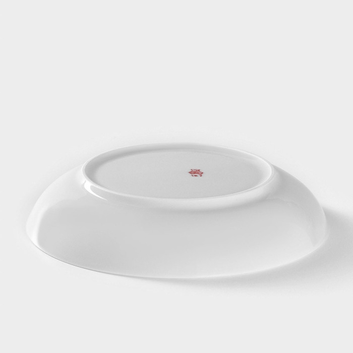 Тарелка фарфоровая глубокая &laquo;Медведь&raquo;, 700 мл, d=20,5 см, белая