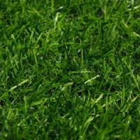 Газон искусственный, ворс 20 мм, 2 &times; 25 м, трёхцветный, тёмно-зелёный, Greengo