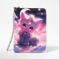 Кошелёк детский на молнии «Выбражулька», цвет сиреневый Кошелёк детский на молнии «Выбражулька», цвет сиреневый