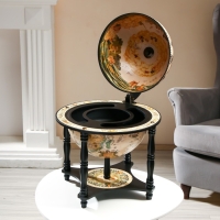 Глобус бар декоративный "Карта странника" с подставкой внизу 41,6х41,6х56 см Глобус бар декоративный "Карта странника" с подставкой внизу 41,6х41,6х56 см