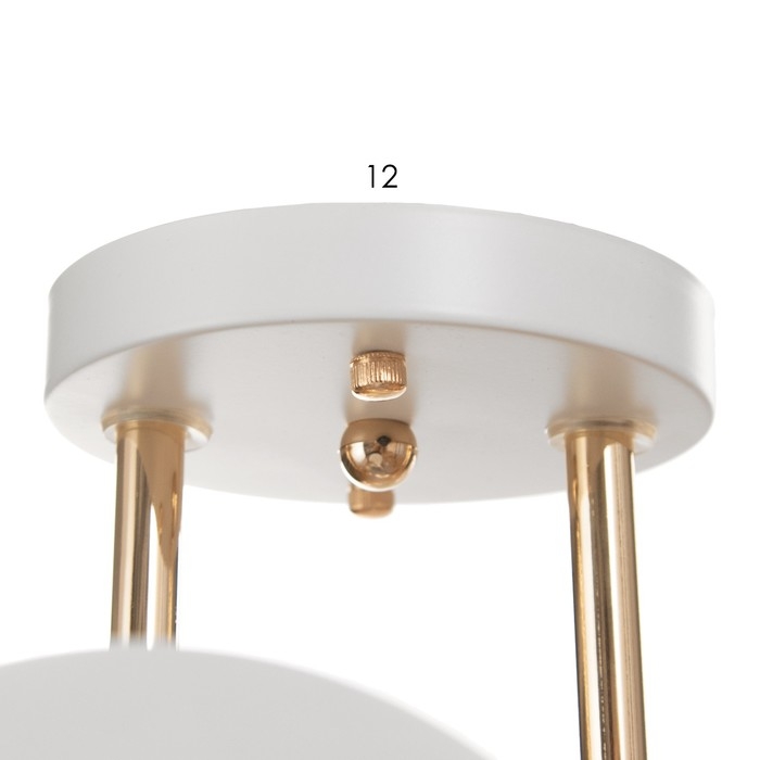 Люстра потолочная Кимберли 2хE27 40Вт Золото, белый Люстра потолочная Кимберли 2хE27 40Вт Золото, белый