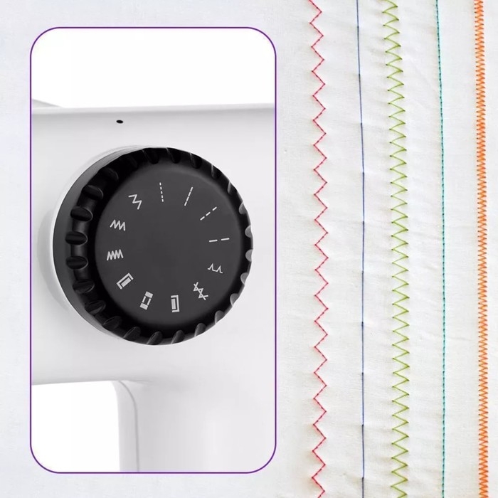 Швейная машина Kitfort КТ-6056, 9 Вт, 12 операций, полуавтомат, бело-чёрная Швейная машина Kitfort КТ-6056, 9 Вт, 12 операций, полуавтомат, бело-чёрная