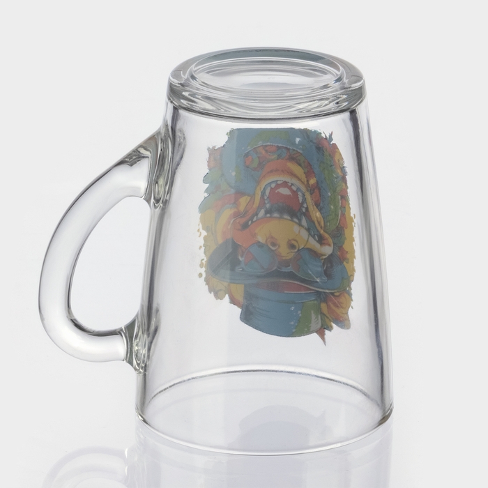 Кружка стеклянная для чая &laquo;Символ года 2025&raquo;, 300 мл