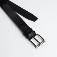 Ремень мужской &laquo;Великан&raquo;, ширина 4.5 см, винт, пряжка металл, цвет чёрный