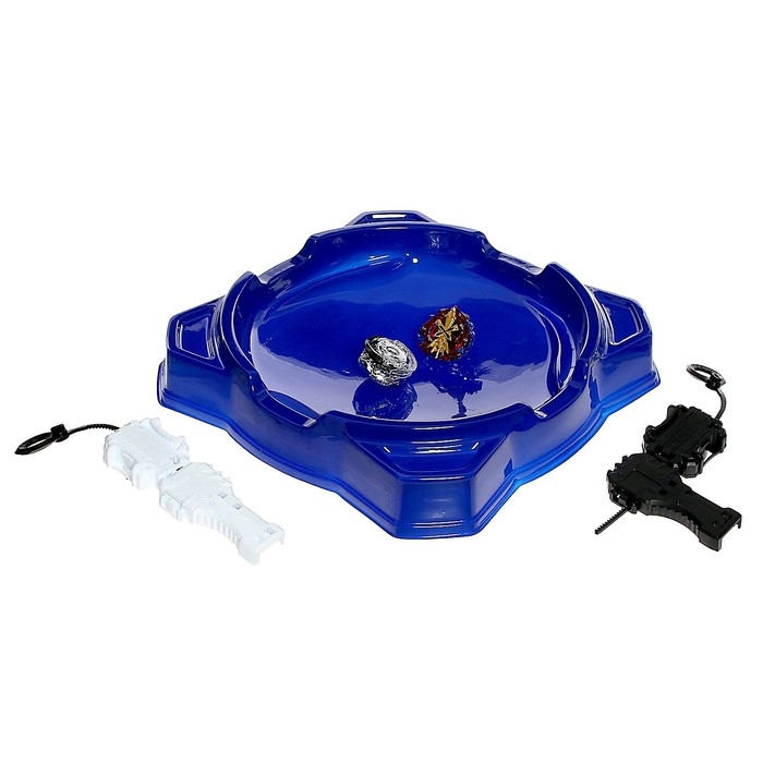 Набор для батлов ULTRA SPIN, 2 сборных волчка, 2 устройства запуска, 1 арена Набор для батлов ULTRA SPIN, 2 сборных волчка, 2 устройства запуска, 1 арена