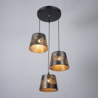 Светильник BayerLux "Феерия" 3хЕ27 40Вт черный 40х40х20-90см Светильник BayerLux "Феерия" 3хЕ27 40Вт черный 40х40х20-90см