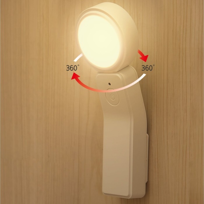 Светильник "Тренти" LED 3Вт USB белый 2х6,5х19 см