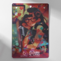 Кулон &laquo;Прелесть&raquo; сердце, цветной в золоте, 40 см