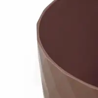 Кашпо с прикорневым поливом "Румба" 1,5 л, D14 см, h-14,5 см, цвет мокко