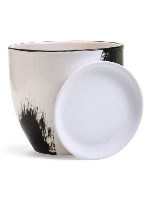 Горшок цветочный поддоном  2,5 л,  керамика, Штрих (М)