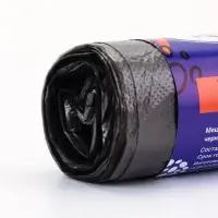 Мешки для мусора 180 л, ПНД, 10 мкм, 10 шт в рул, цвет черный