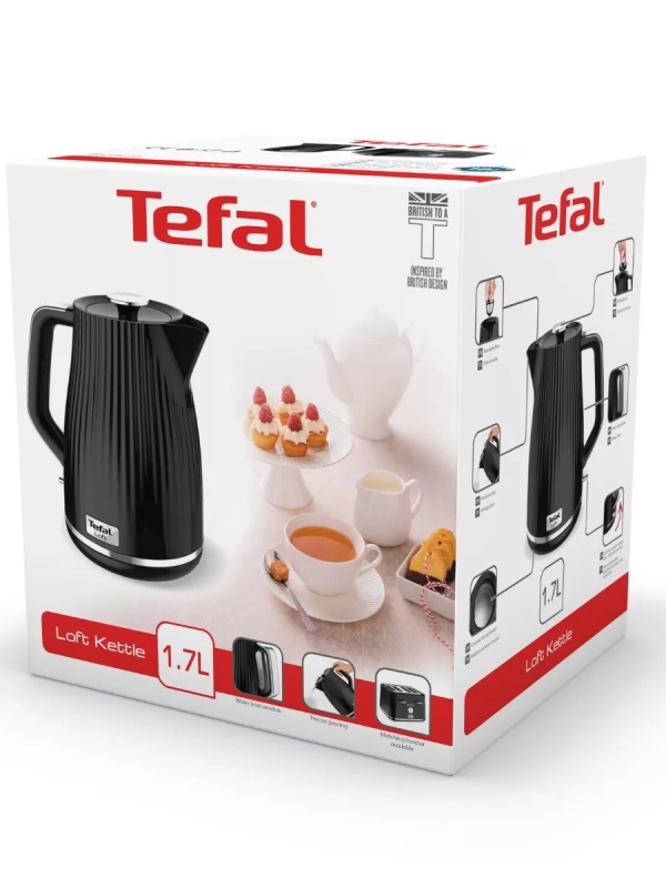 Чайник электрический Loft KO250830, черный, 1.7 л