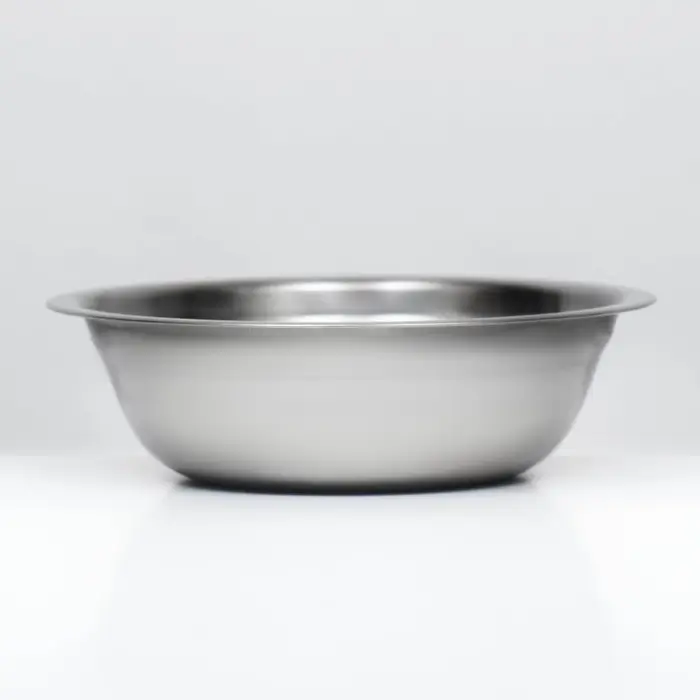 Миска металлическая эконом, 0,5 л, 17 х 5 см