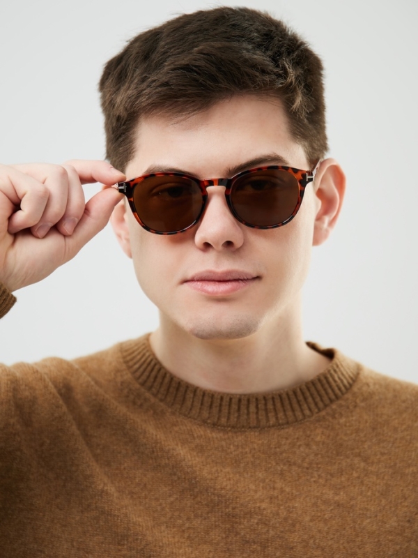 Очки солнцезащитные женские, uv 400, ширина 14.1 см, дужка 13.5 см, линза 6 х 5.1 см