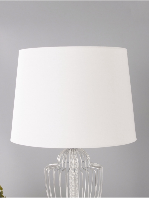 Настольная лампа "Джанго" Е27 40Вт хром 33х33х58 см