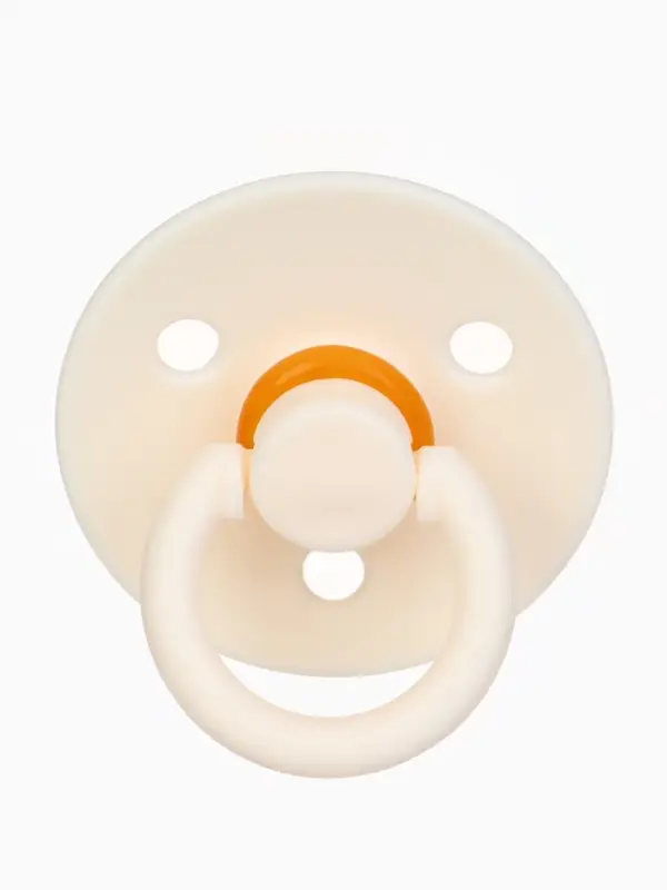 Соска - пустышка классическая, латекс, цв.айвори, в контейнере, от 0 мес., M&B