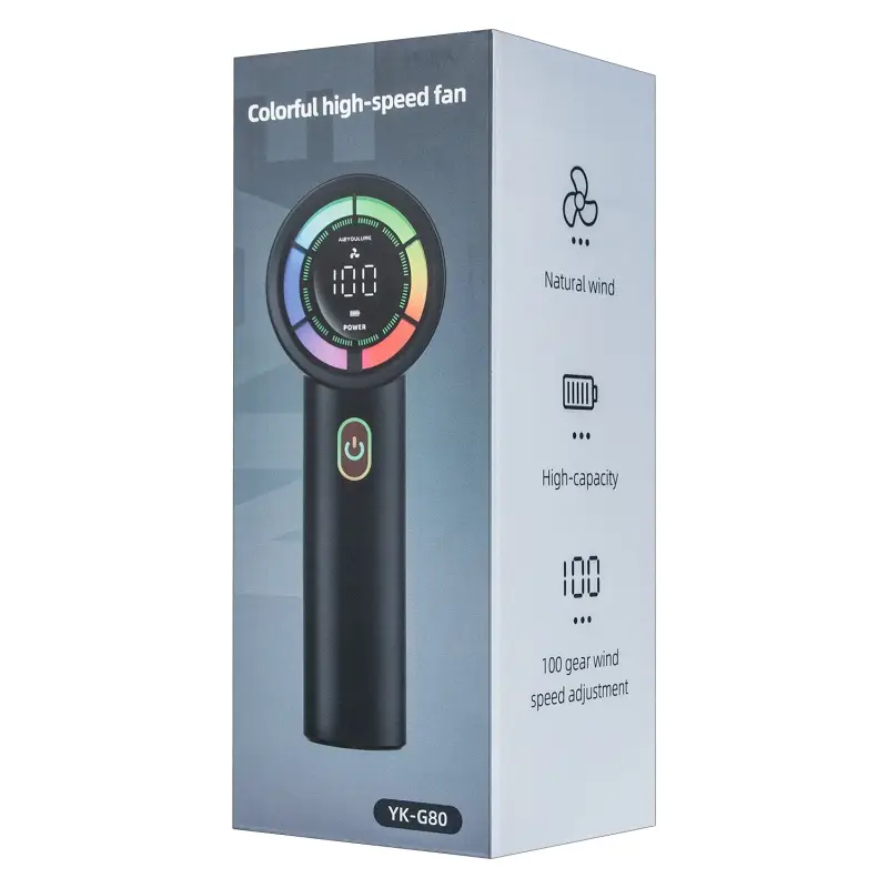 Мини вентилятор YK-G80 бежевый
