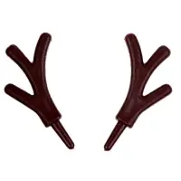 Рожки &laquo;Оленьи&raquo; размер 1 шт. &mdash; 5&times;4 см, набор 2 шт.