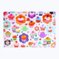 Папка-конверт на кнопке, А4, 160 мкм, МИКС