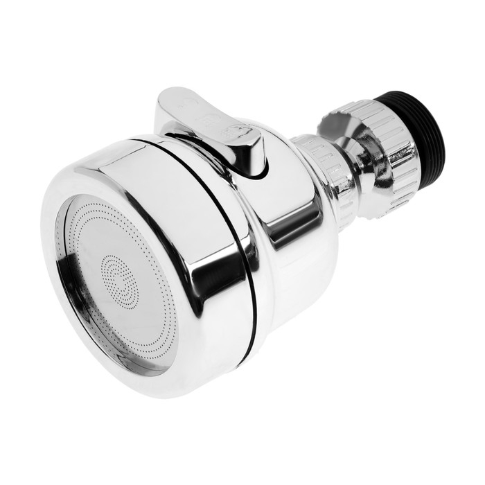 Аэратор ZEIN Z3611. трёхрежимный, на шарнире, с переходниками, хром Аэратор ZEIN Z3611. трёхрежимный, на шарнире, с переходниками, хром