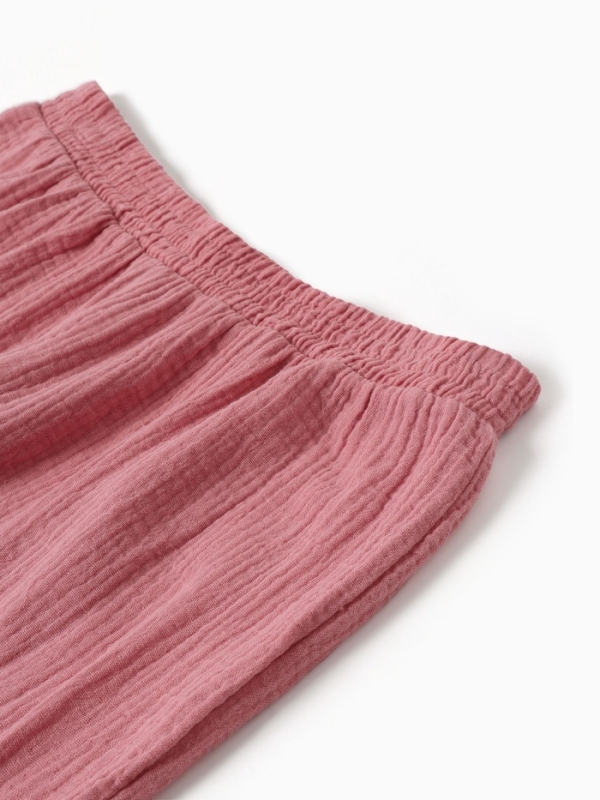 Пижама женская (рубашка и брюки) KAFTAN Basic размер 48-50, пудрово-розовый