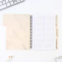 Планинг-ежедневник &laquo;Учителю, который вдохновляет&raquo;, формат А5, 45 листов, мягкая обложка на спирали с разделителями