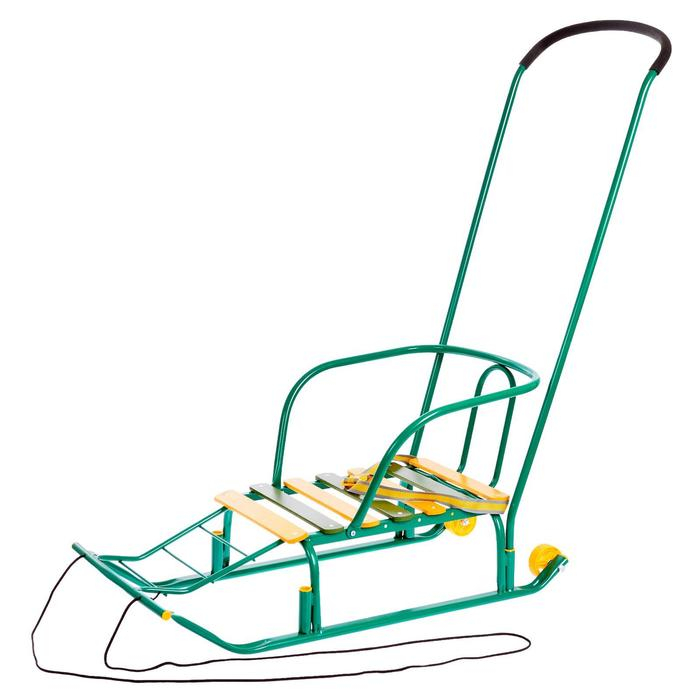 Санки &laquo;Тимка 5 комфорт&raquo;, цвет зелёный