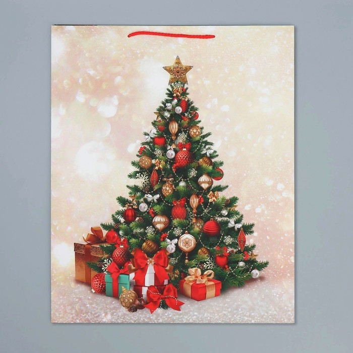 Пакет подарочный новогодний ламинированный &laquo;Тепло в доме&raquo;, XL 40 х 49 х 19 см