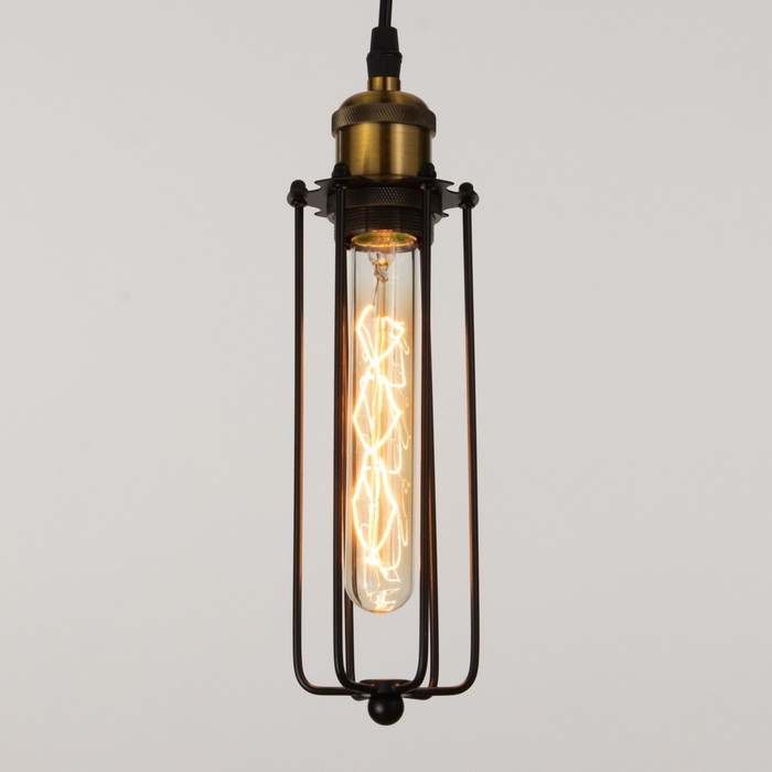 Светильник BayerLux 2099/1BK E27 40Вт черный 6х6х18-118 см