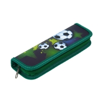 Пенал 1 секция, 55 х 205 х 25 мм, Calligrata "Футбол", ламинированный картон Пенал 1 секция, 55 х 205 х 25 мм, Calligrata "Футбол", ламинированный картон