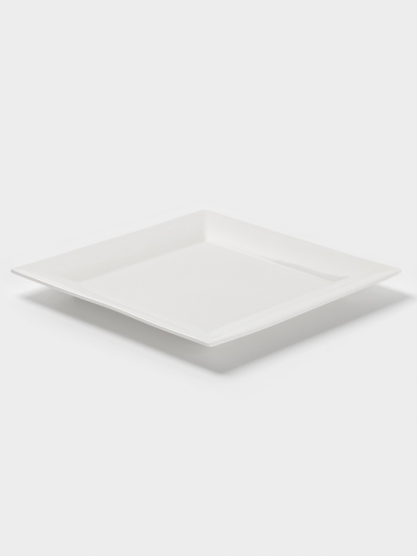 Тарелка квадратная "White Label"  25,5х2 см