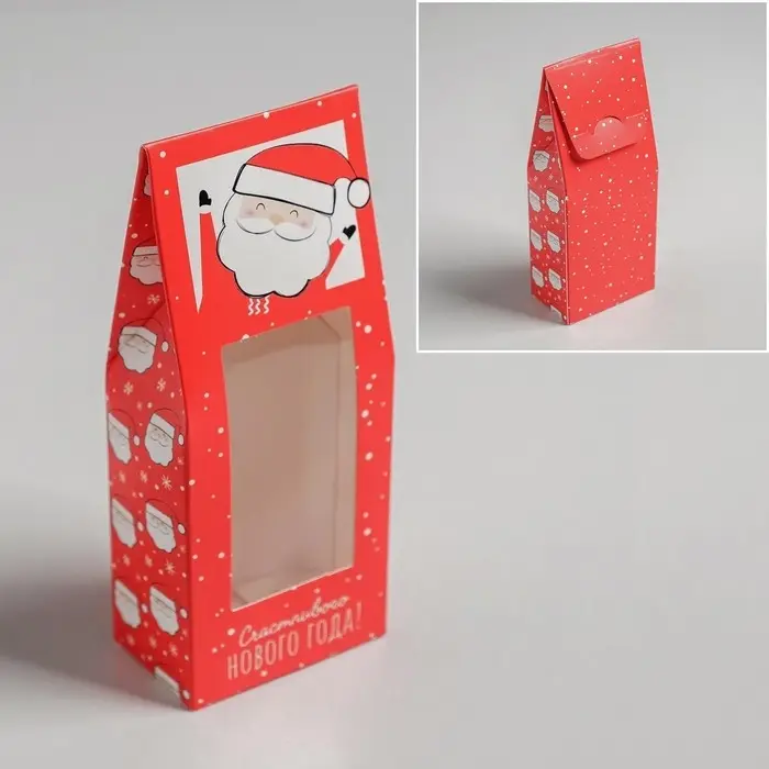 Коробка складная &laquo;Счастливого Нового года&raquo;, 6 х 14.5 х 3.5 см