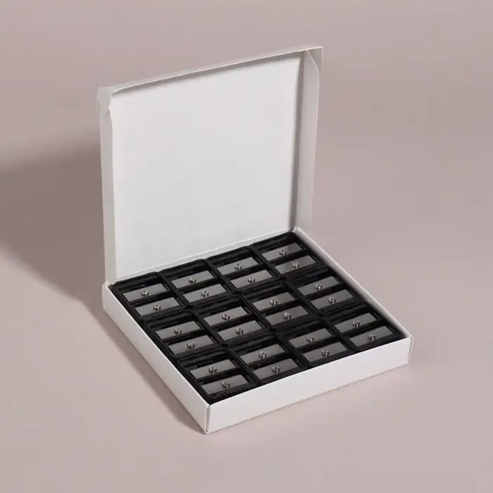 Точилка косметическая, двойная, чёрная