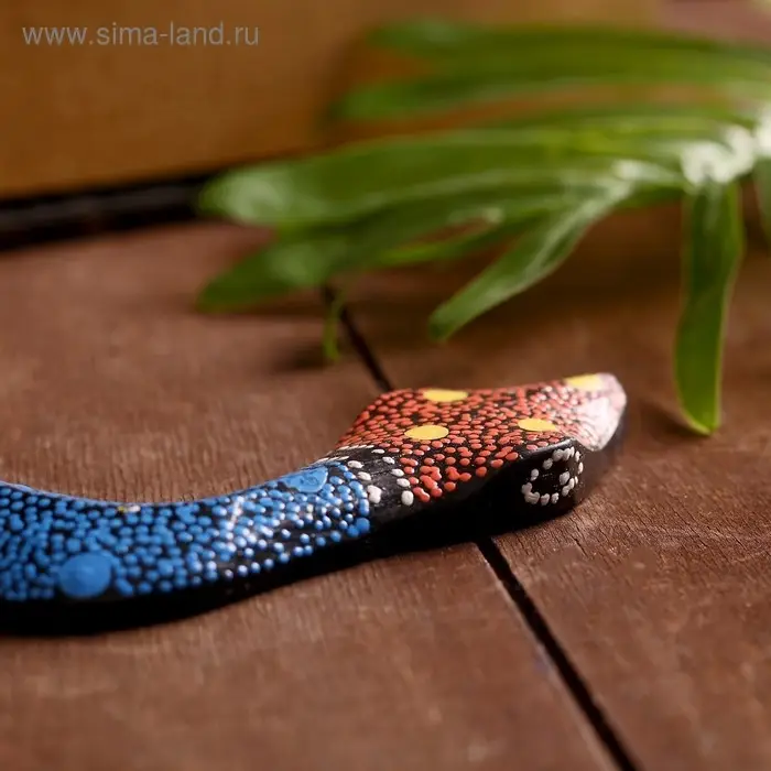 Сувенир "Змея узорная" дерево МИКС 31х9,5х1 см