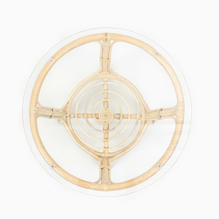 Набор садовой мебели Набор садовой мебели "Bagama": 2 кресла, 1 диван, 1 стол, ротанг светлый, подушки бежевые