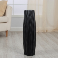 Ваза керамика напольная "Теренс" 60 см, чёрный Ваза керамика напольная "Теренс" 60 см, чёрный